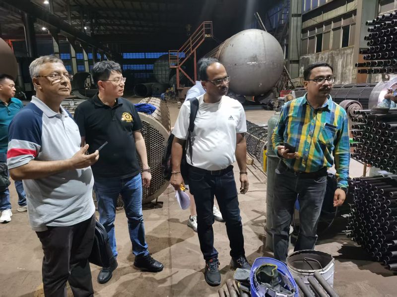 2025年8月20日，印度合作厂家到我司参观